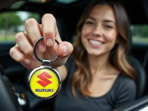 Suzuki Llavero Diseñador Metal Premium Lujo